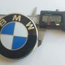 1x BMW 82mm +2 Fastener Grommets Classic blue Emblem Badge Front Rear Bonnet Logo 1 3 5 6 7 series  x z m class 82 with black back Image 9