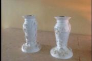 Cherub &amp; Roses candlestick Set