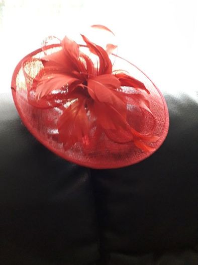 Stylish Fasinator Deep Pink Head Piece by Jacques Vert/Further Price Drop