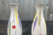 A beautiful matching pair on BAY keramic vases c1960
