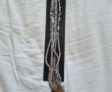 53" Gray Round Bead Wrap Necklace by Hildie & Jo