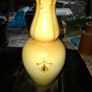 Antique Ceramic Vase Crown Devon blush ivory piece from the early 20th century., Postage Available Image 3