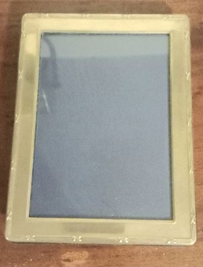 Two sterling silver picture frames.