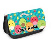 Squishmallows printed Personalised Pencil Case / Make up bag / back to school stationary