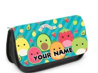 main image for ad Squishmallows printed Personalised Pencil Case / Make up bag / back to school stationary