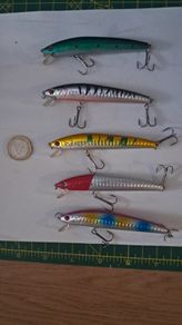 5 Minnows 4"/ 100mm