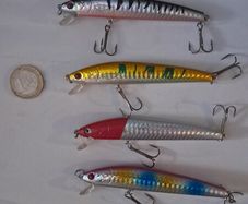 5 Minnows 4"/ 100mm