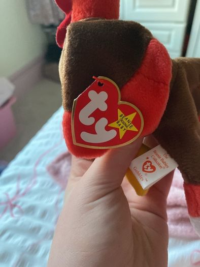 Beanie babies globbles rare discontinued turkey