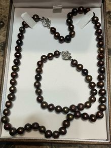 pearl necklace set