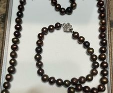 pearl necklace set