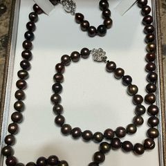 pearl necklace set