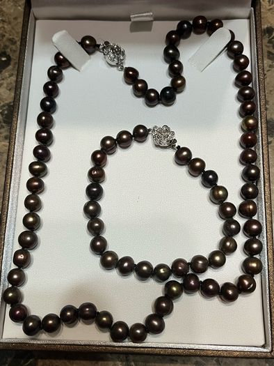 pearl necklace set