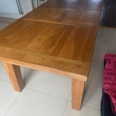 Solid wood table