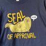 Funny 'Seal of Approval' Cotton T-Shirt XL Image 2