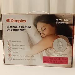 Dimplex washable heated Underblanket (Single)