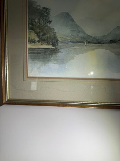 Tom Kerr MBE - Original Signed Watercolour - Carlingford Lough Mourne Mountains