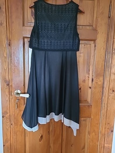 Ladies Mint Velvet Black Dress Size 12