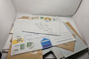 Stamps Mixed Lot on Envelopes See Pictures