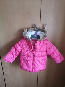 Mothercare Baby Girl Fleece Lined Coat