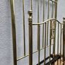 19th Cent. beautiful all brass three foor bed. Just polished Image 6