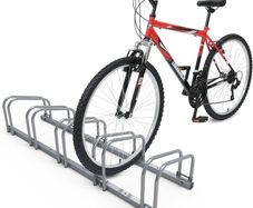 5 Bike Stand Floor or Wall mounted bike rack for garage Bicycle Parking rack Cycle Storage Locking Stand