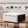 FREE EXPRESS SHIPPING Mini Projector, Portable Phone Projector 1080P Full HD Supported, YOTON Y3 Home Theater Movie Projector, Small Video Projector Compatible with HDMI,Smartphone,Tablet,PC,TV Stick,AV,USB, Gift for Kids Image 5