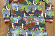 Oilily lama dress and tights age 10 excellent condition!