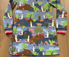 Oilily lama dress and tights age 10 excellent condition!