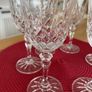 Set of six Galway Crystal small wine glasses Image 2