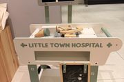 Little town wooden hospital