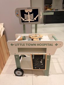 Little town wooden hospital