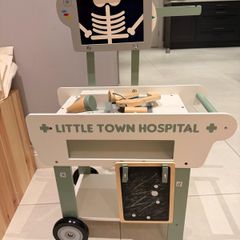 Little town wooden hospital