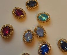 Rhinestone Buttons