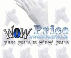 05721 24PCS White 12 Pairs Soft Cotton Lining Glove