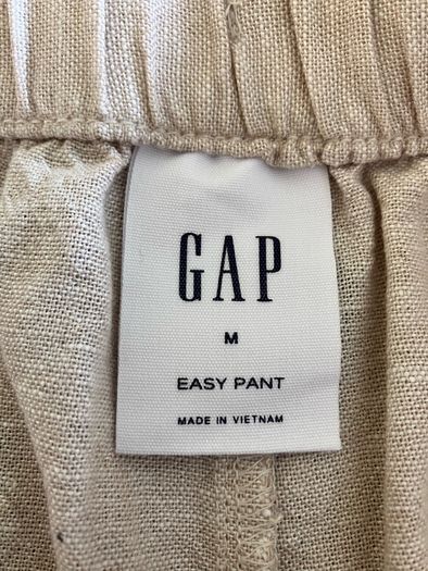 Size 12 Linen Mix Cropped Trousers by Gap
