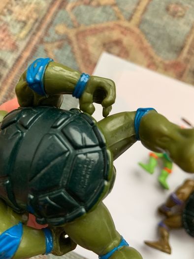 Vintage TMNT Playmates Bundle - Shredder, Turtles & Fan Powered Skateboard (1988)