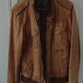 Classic Men's Aviatrix Tan Leather Jacket Image 4