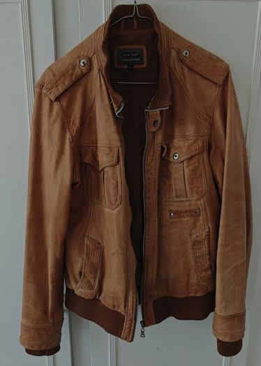 Classic Men's Aviatrix Tan Leather Jacket