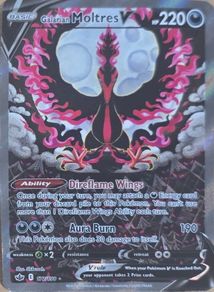 Pokemon Galarian Moltres V Chilling Reign Full Alt Art 177/198 gem mint not graded