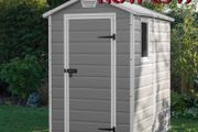 4 ft. W x 6 ft. D Apex Outdoor Garden Shed (FREE SHIPPING)