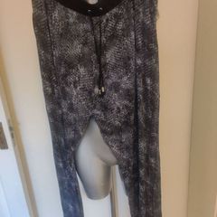 Autograph animal skin pattern summer pants size UK22 EU50 Perfect condition Postage included