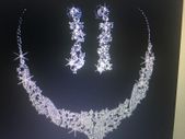 Bridal Necklace and matching Earrings