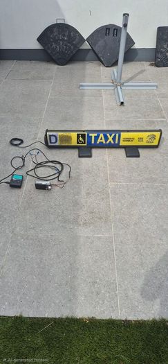 taxi meter printer & taxi plate