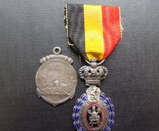 Belgium.Two Civilian medals.