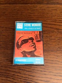 Stevie Wonder with a song in my heart audio cassette tape