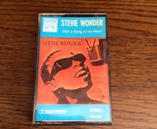Stevie Wonder with a song in my heart audio cassette tape