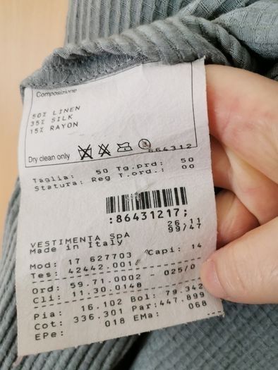 Giorgio Armani Vestimenta Spa coat UK 14-16