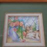 Mini Pat Howell Framed Cat Picture for Sale Image 2