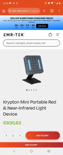 UV Red Light Panel