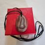 Brown Agate Stone Necklace With Leather String Image 3